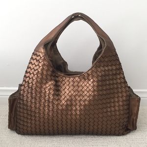 Bronze Weaved bag